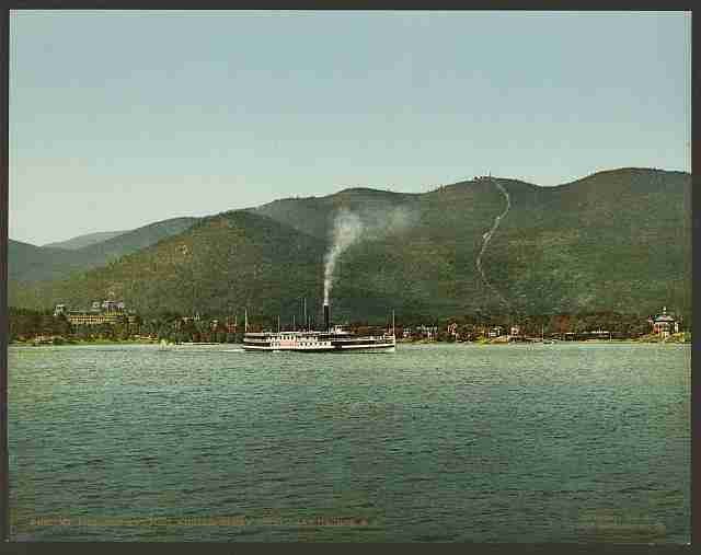 Vintage Fort William Henry Hotel Lake George NY A4 Photo Print