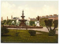 Vintage Fountain Gardens Paisley Scotland A4 Photo Print