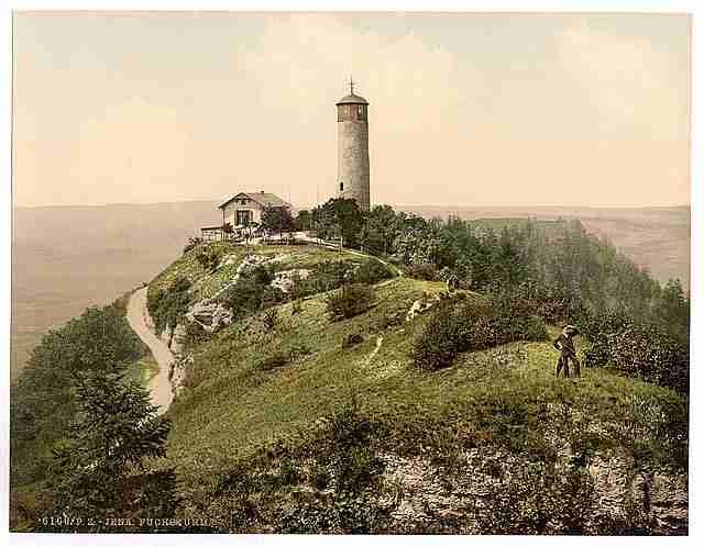 Vintage Foxtower Jena Thuringia A4 Photo Print