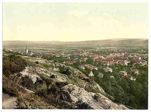 Vintage Frankenhausen Thuringia A4 Photo Print
