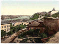 Vintage Franz Josephs Bridge Budapest Hungary A4 Photo Print