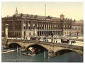 Vintage Fredericks Bridge and the Bourse Berlin A4 Photo Print