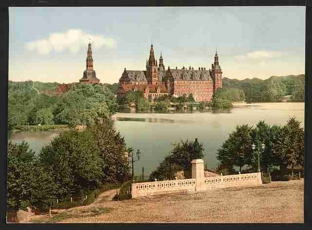 Vintage Fredericksborg Castle Copenhagen A4 Photo Print
