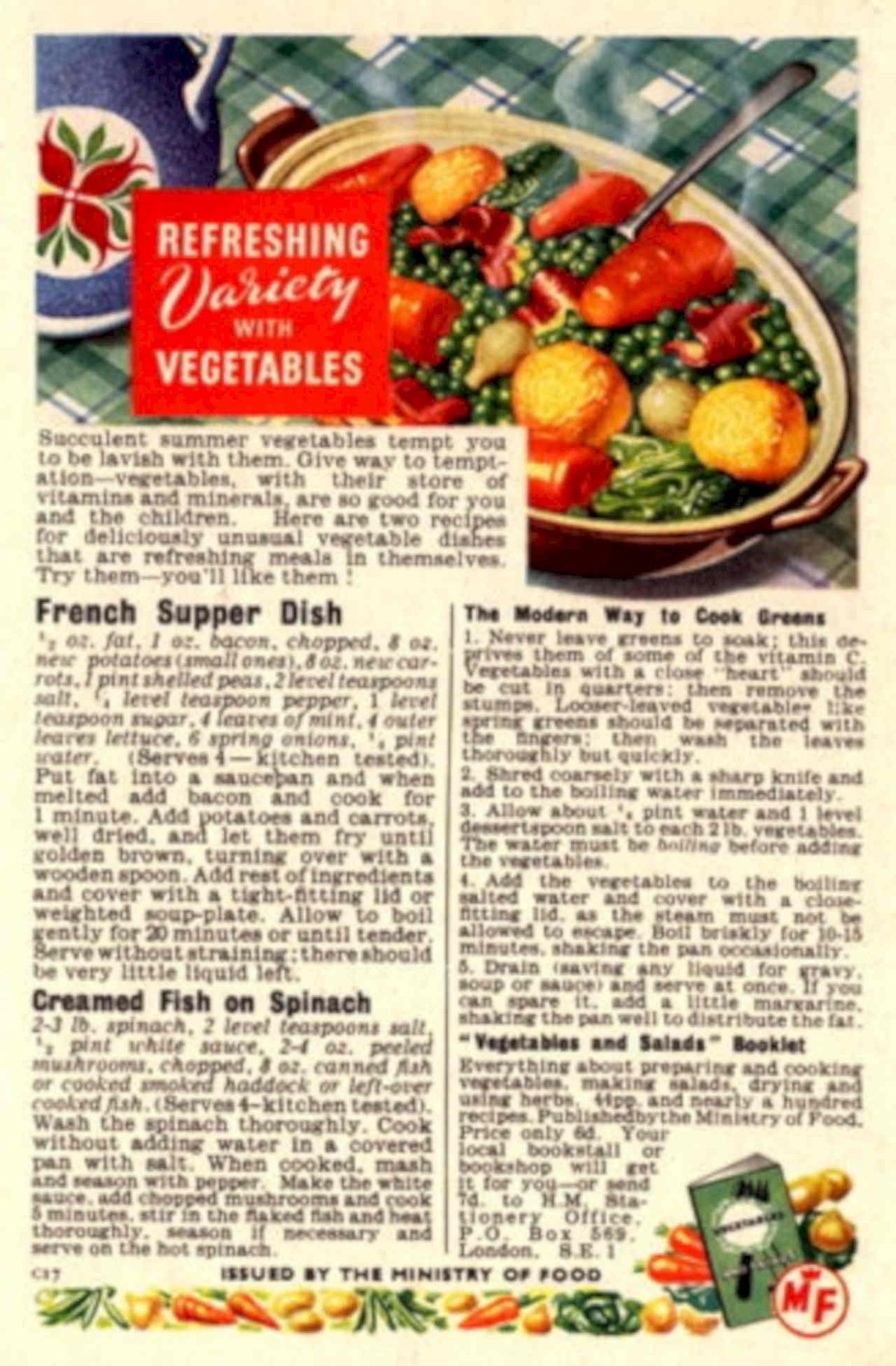 Vintage French Supper 1940s Vintage Retro Advert Poster