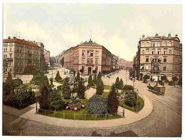 Vintage Friedrich William Platz Cassel Hesse Nassau A4 Photo Print