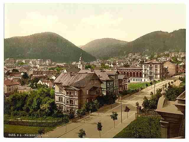 Vintage Friedrichrhoda I Thuringia A4 Photo Print