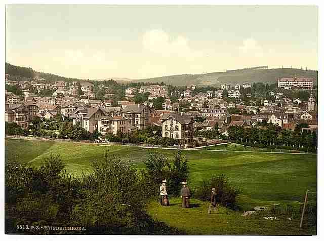 Vintage Friedrichrhoda III Thuringia A4 Photo Print