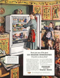 Vintage Frigidaire Kitchen 1940s Vintage Retro Advert Poster
