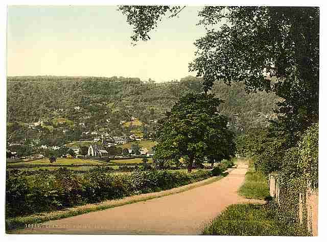 Vintage From Bigswear Road Llandogo on the Wye A4 Photo Print