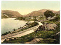 Vintage From Carnarvon road Snowdon A4 Photo Print