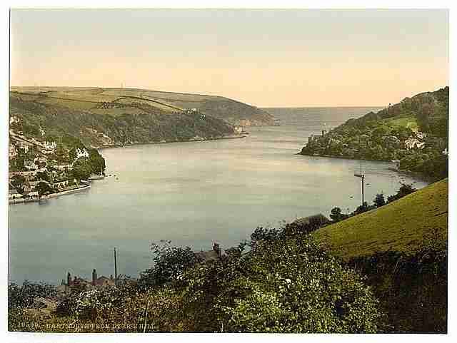 Vintage From Dyers Hill Dartmouth A4 Photo Print