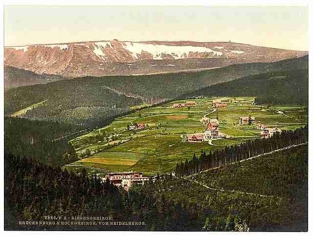 Vintage From Heidelberg Riesengebirge A4 Photo Print