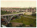 Vintage From Hotel Bellevue Berne A4 Photo Print