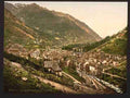 Vintage From La Railliere Cauterets Pyrenees A4 Photo Print