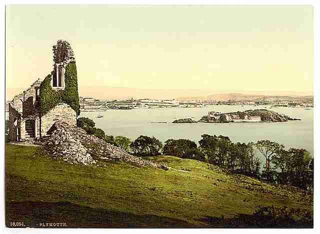 Vintage From Mount Edgcumbe Plymouth A4 Photo Print