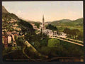 Vintage From Notre Dame de Lourdes Lourdes Pyrenees A4 Photo Print