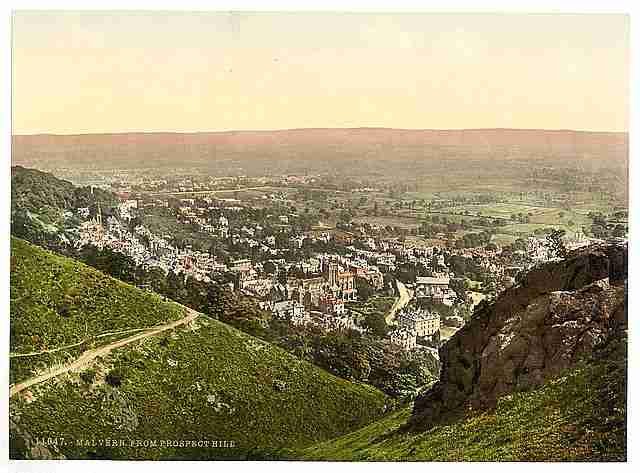 Vintage From Prospect Hill Malvern A4 Photo Print