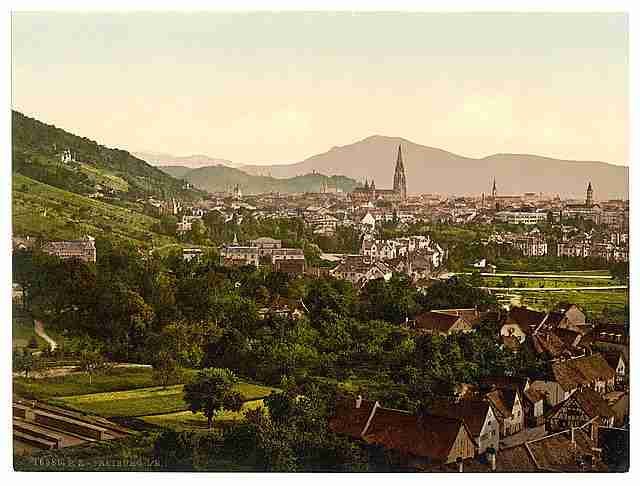 Vintage From Rebgut Sonnenberg Freiburg Baden A4 Photo Print
