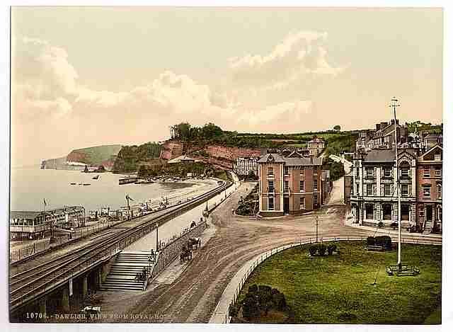 Vintage From Royal Hotel Dawlish A4 Photo Print