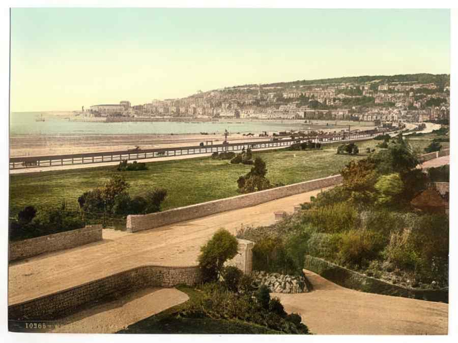 Vintage From South Westonsupermare England A4 Photo Print
