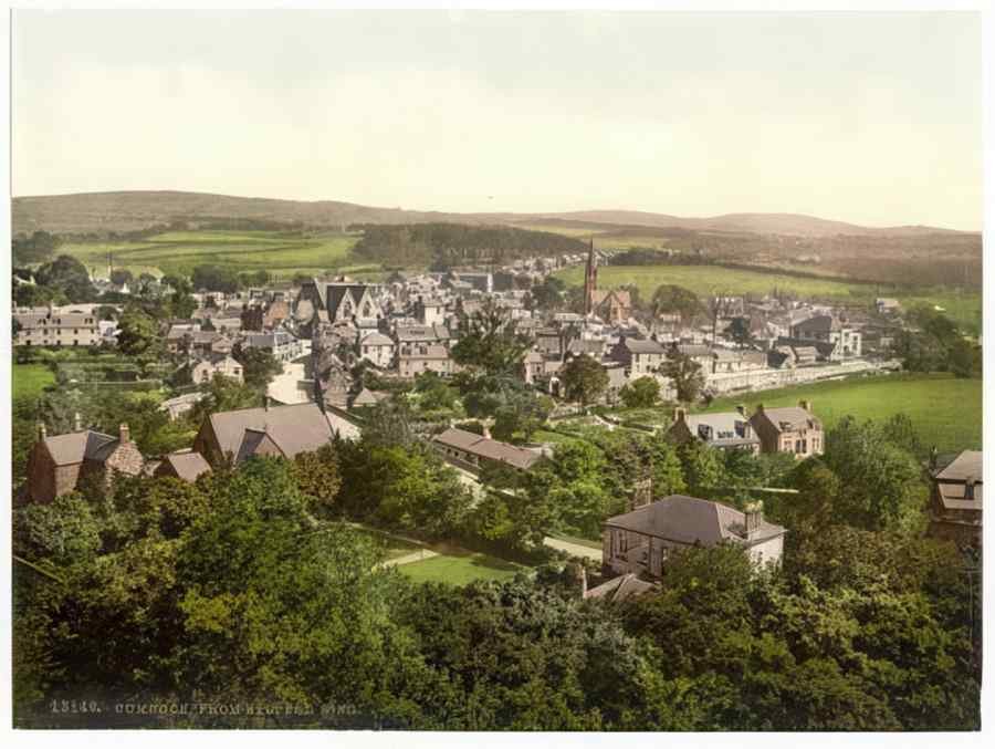 Vintage From Stepend Bing Cumnock Scotland A4 Photo Print