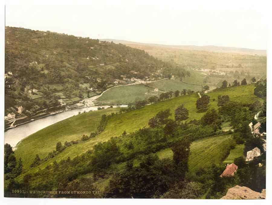Vintage From Symonds Yat Whitchurch England A4 Photo Print