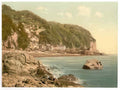 Vintage From The Harbour Clovelly England A4 Photo Print