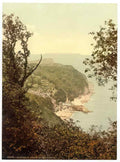 Vintage From The Hobby Drive Clovelly England A4 Photo Print