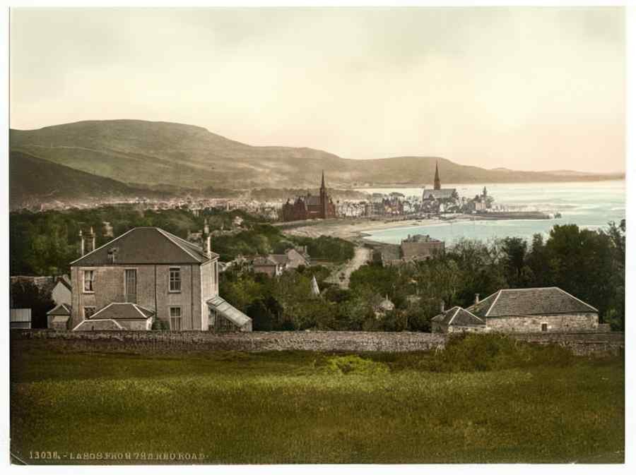 Vintage From The Red Road Largs Scotland A4 Photo Print