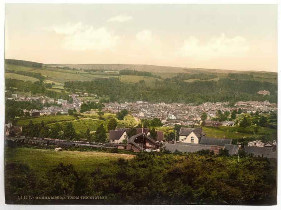 Vintage From The Station Okehampton England A4 Photo Print