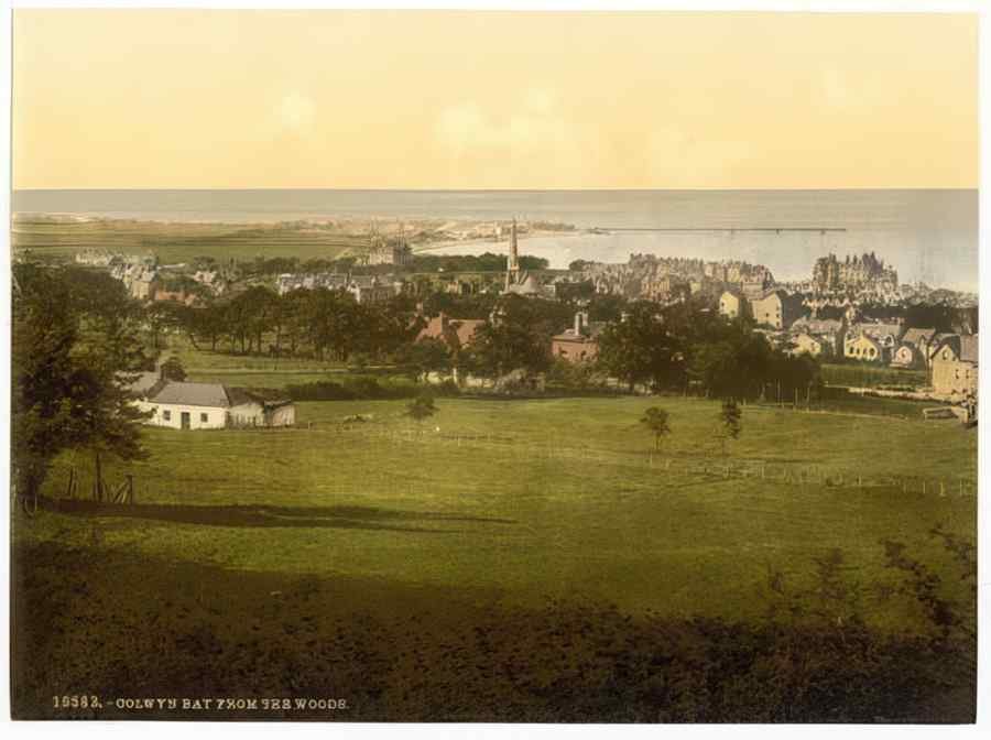 Vintage From The Woods Colwyn Bay Wales A4 Photo Print