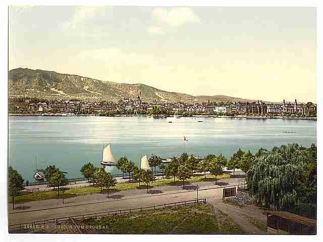 Vintage From Utoquay Zurich A4 Photo Print