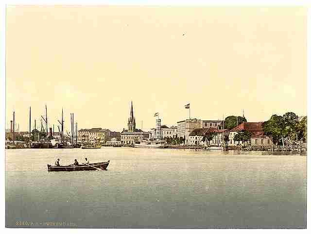Vintage From new lighthouse Swinemunde Pommeraina A4 Photo Print