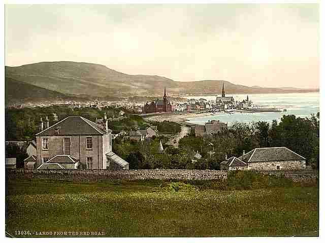 Vintage From the Red Road Largs A4 Photo Print