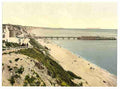 Vintage From the West Cliff Bournemouth A4 Photo Print