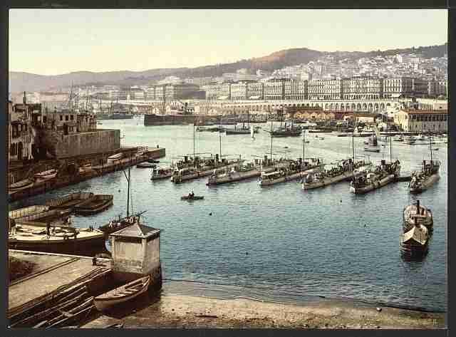 Vintage From the admiralty Algiers A4 Photo Print