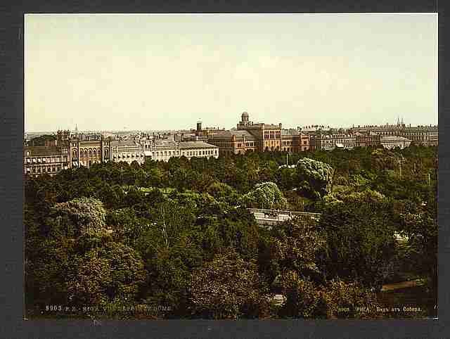 Vintage From the cathedral Riga A4 Photo Print