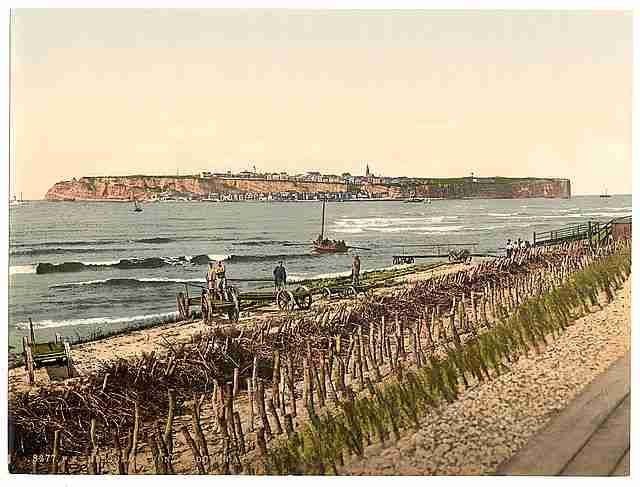 Vintage From the dunes Helgoland A4 Photo Print