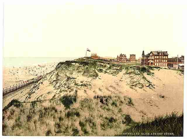 Vintage From the dunes Westerland Sylt Schleswig Holstein A4 Photo Print