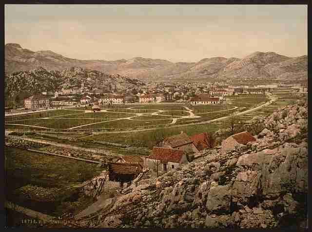 Vintage From the east Cetinje A4 Photo Print