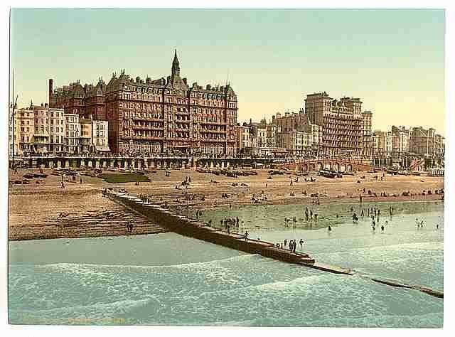 Vintage From the pier I Brighton A4 Photo Print