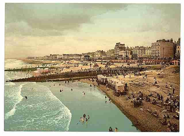Vintage From the pier II Brighton A4 Photo Print