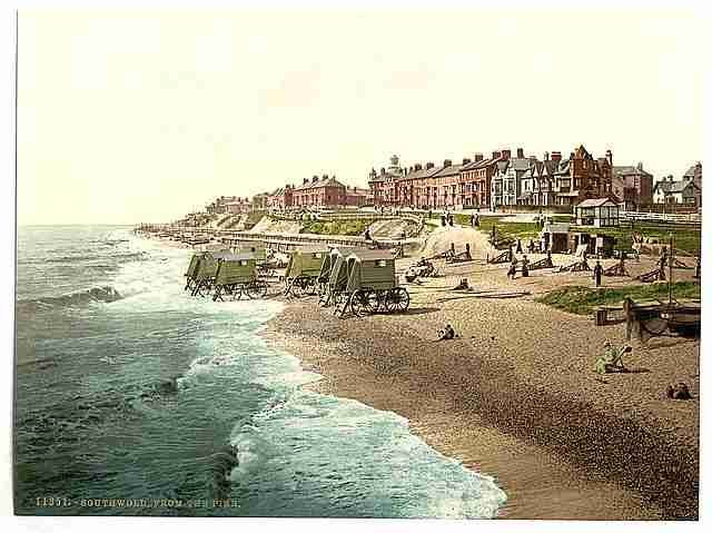 Vintage From the pier Southwell A4 Photo Print