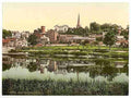 Vintage From the river II Ross on Wye A4 Photo Print