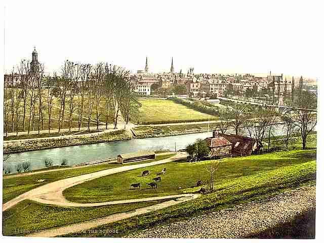 Vintage From the school Shrewsbury A4 Photo Print