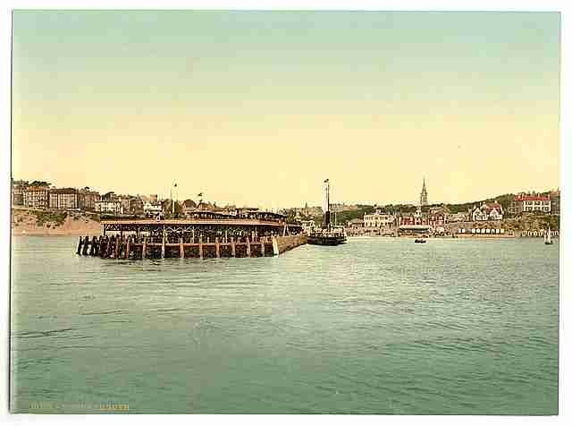 Vintage From the sea Bournemouth A4 Photo Print
