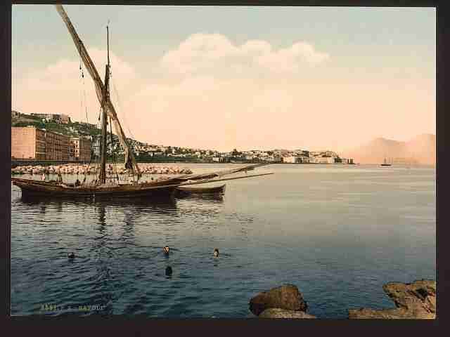 Vintage From the sea Milan A4 Photo Print