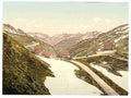 Vintage Fuka Pass Bernese Oberland A4 Photo Print