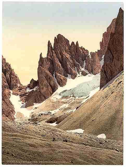 Vintage Funffingerspitze Tyrol A4 Photo Print