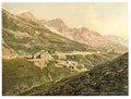 Vintage Furka Pass the hotel Bernese Oberland A4 Photo Print